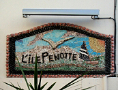 Plaque signalétique du quartier de l'Île Penotte